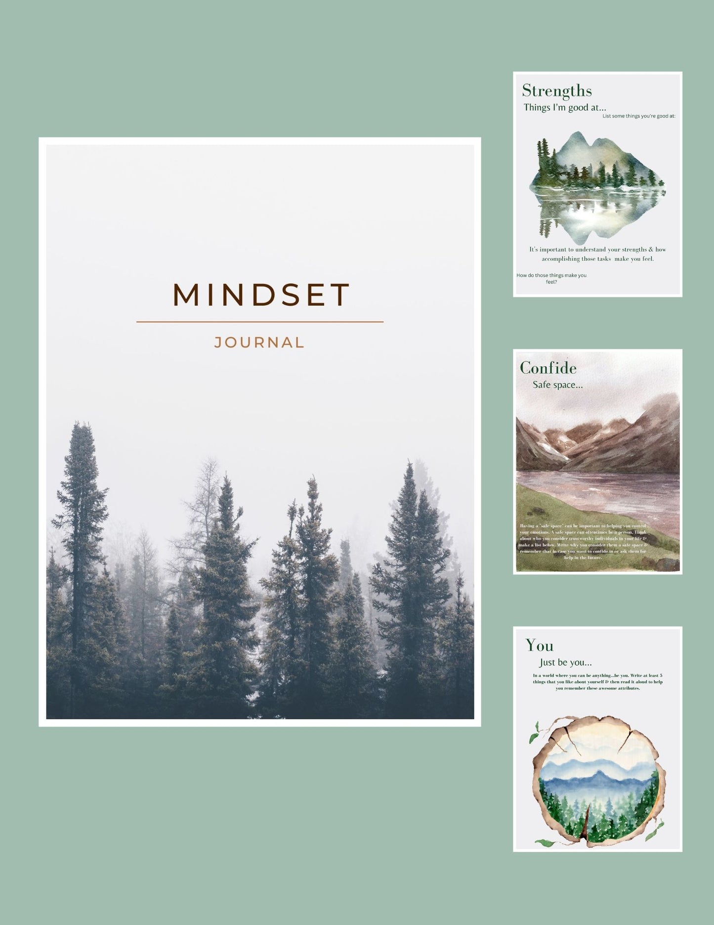 Mindset Journal: Nature Theme