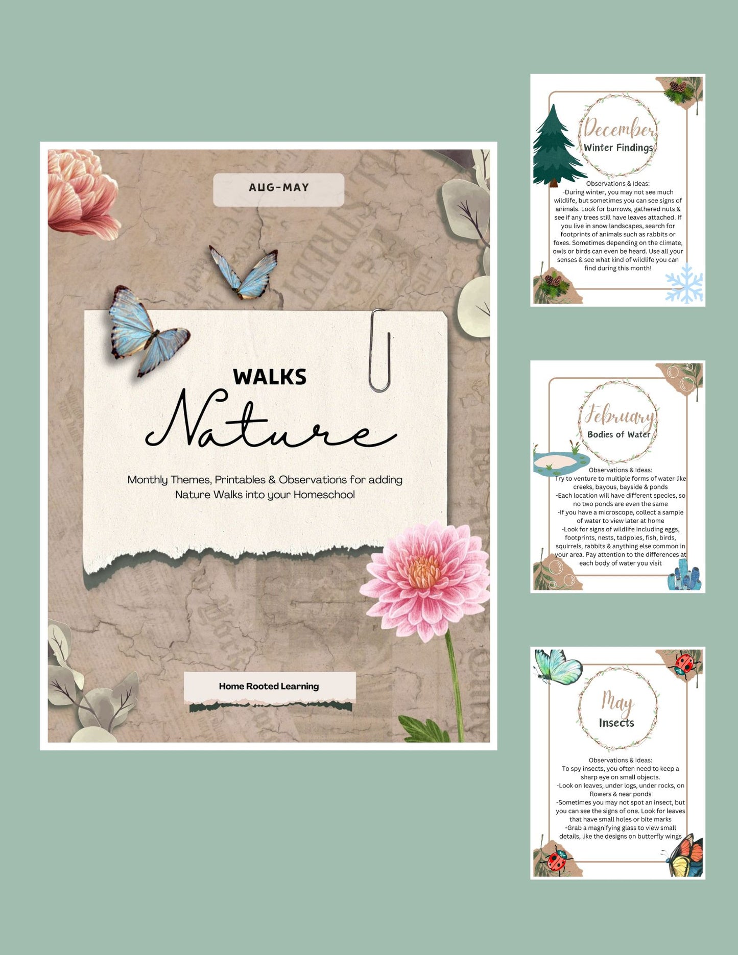 Nature Walk Monthly Themes