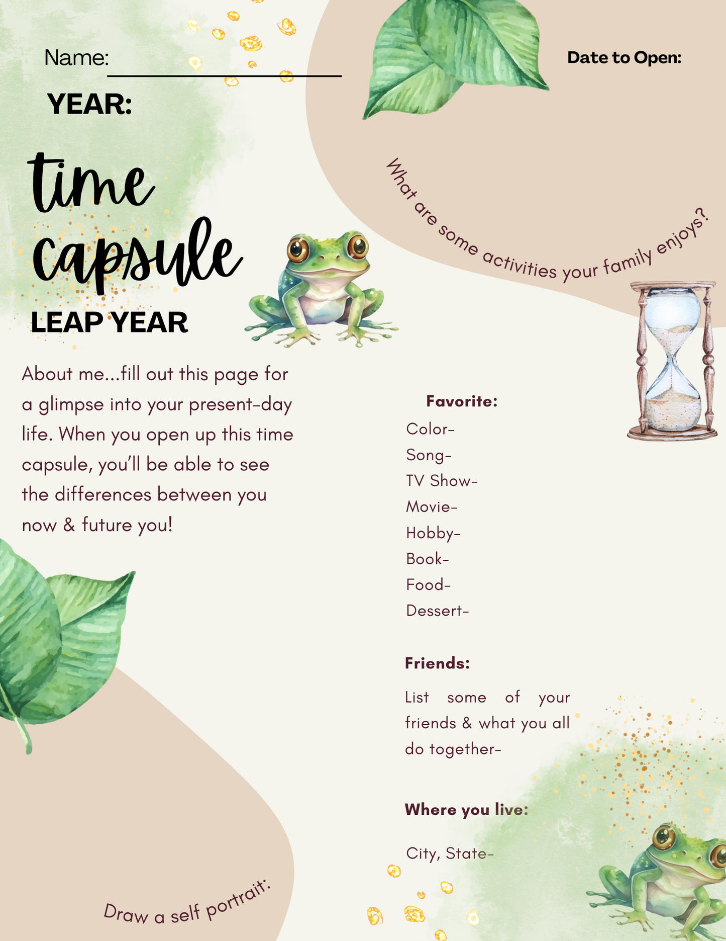 Leap Day Time Capsule