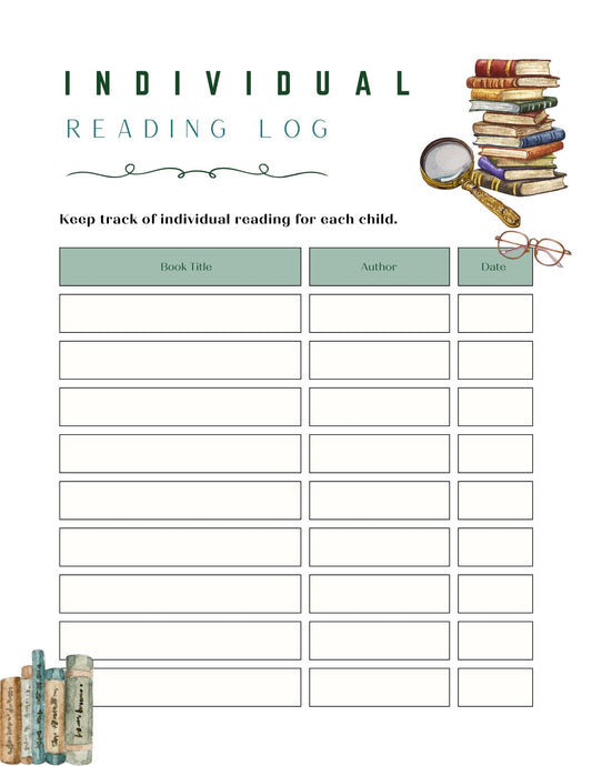 Individual Reading Logs