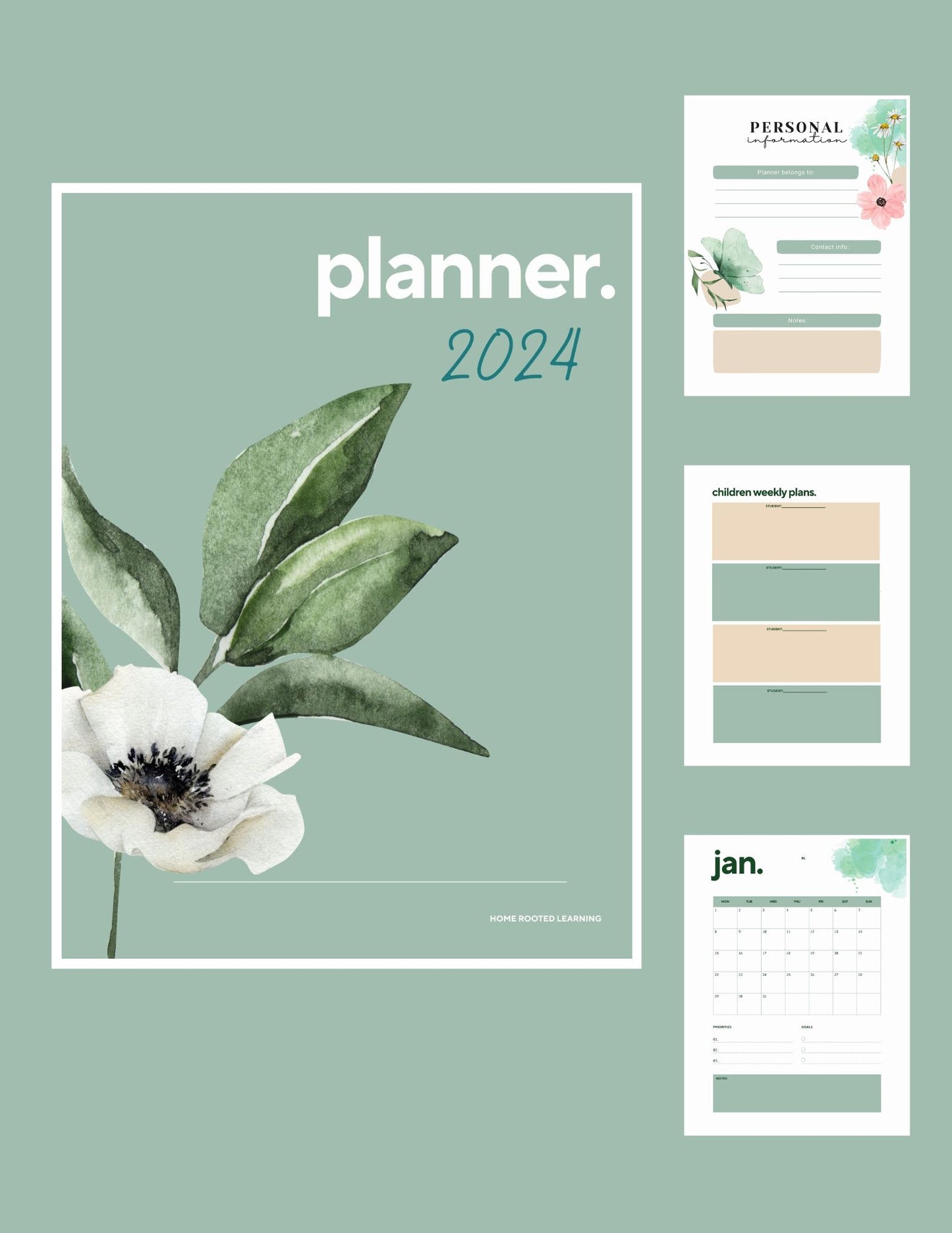 2024 Parent Homeschool Planner