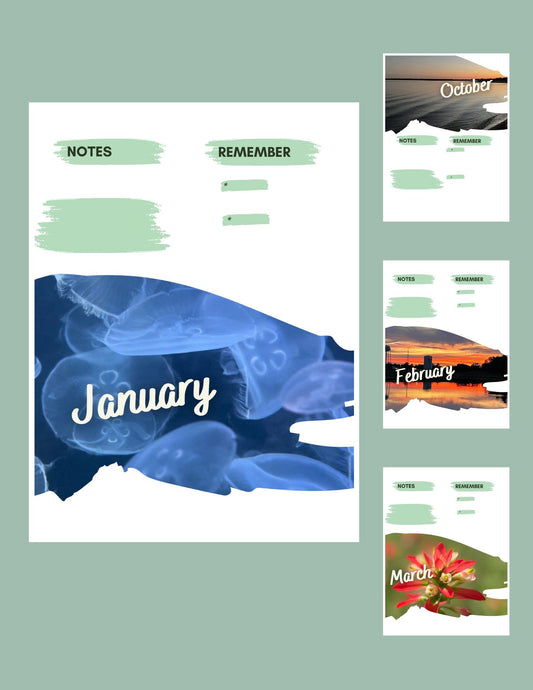 Monthly Overview Pages