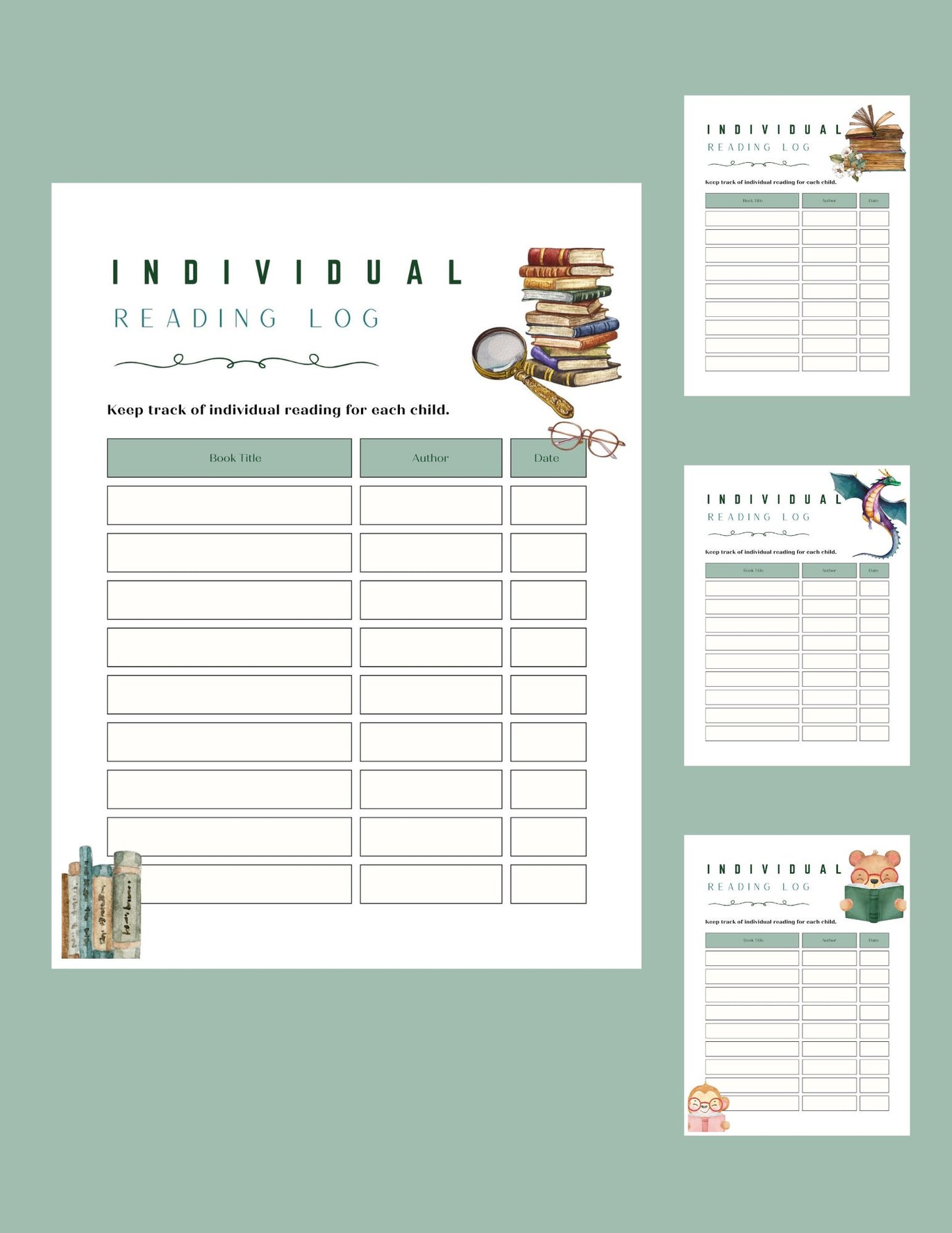 Individual Reading Logs